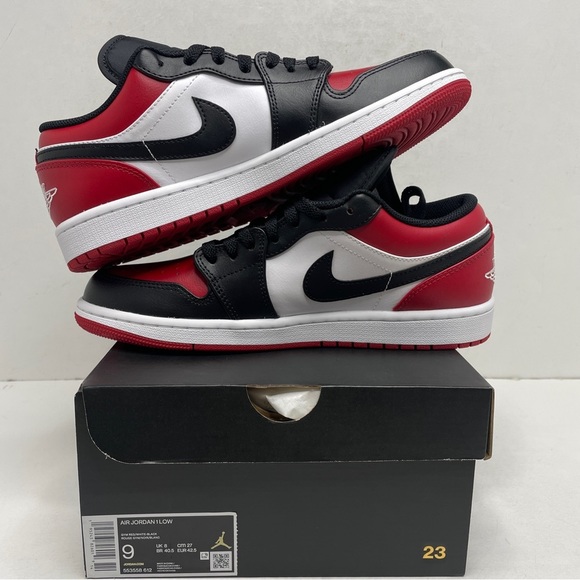 Nike Air Jordan 1 Retro Low “Bred Toe” 2022 - Picture 3 of 4
